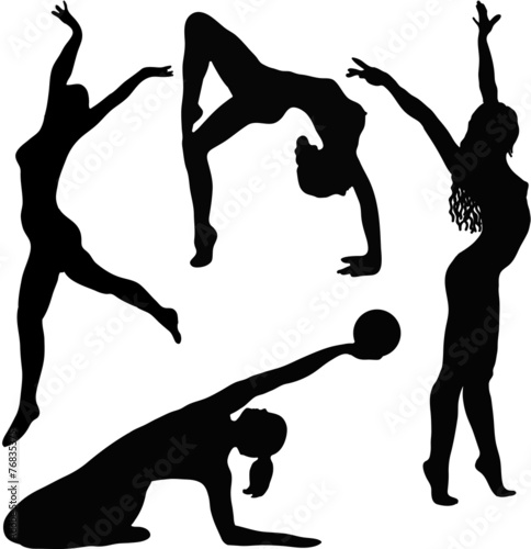 gymnast silhouette