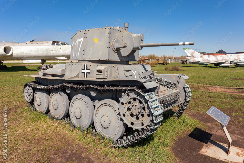 Light Tank PzKpfW 38 (t) in Togliatti Technical museum Light Tank PzKpfW 38 (t) in Togliatti Technical museum