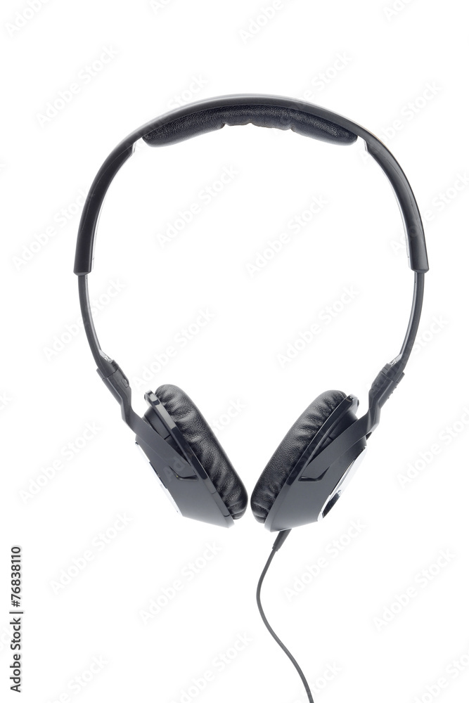 Fototapeta premium Słuchawki do słuchania muzyki
