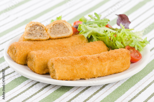 Krokiety - Polish croquettes filled with beef and mushrooms