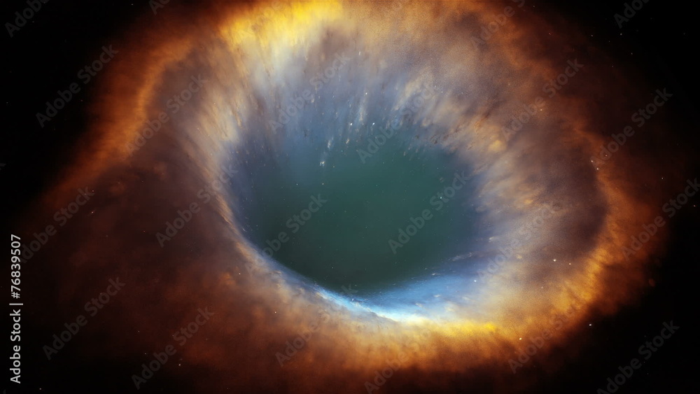 3D animation of the Helix Nebula