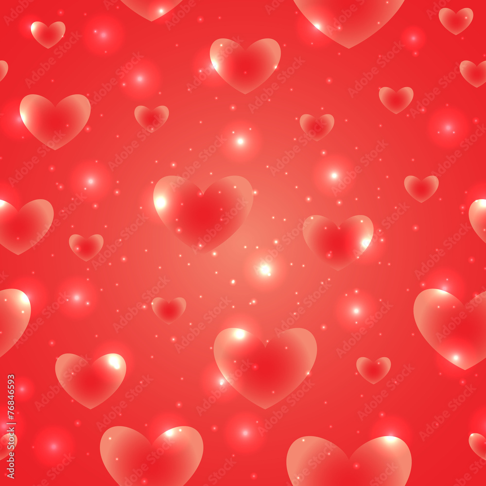 Hearts for Valentines Day Background Design