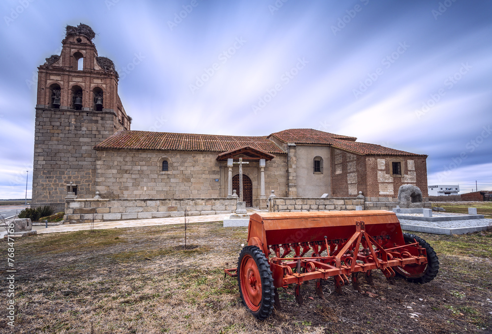 Obraz premium Landscape Church. Spain