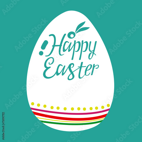 Postcard Easter egg.