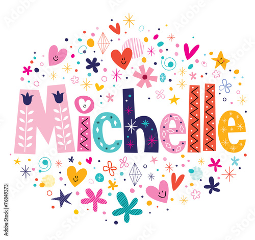 Michelle name design photo