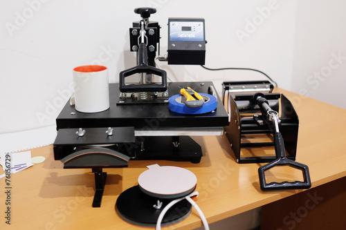 equipment for thermal transfer image or photo on mugs photo