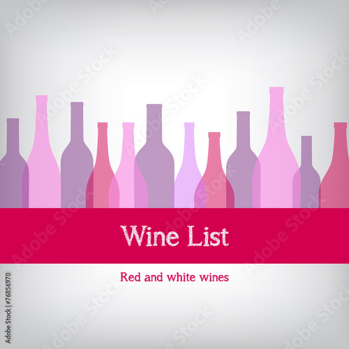 Wine list fascia