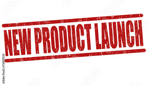 New product launch stamp