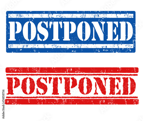 Postponed stamps