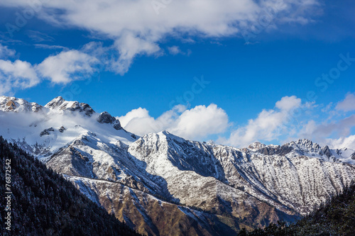 mountain snow landscape © happystock