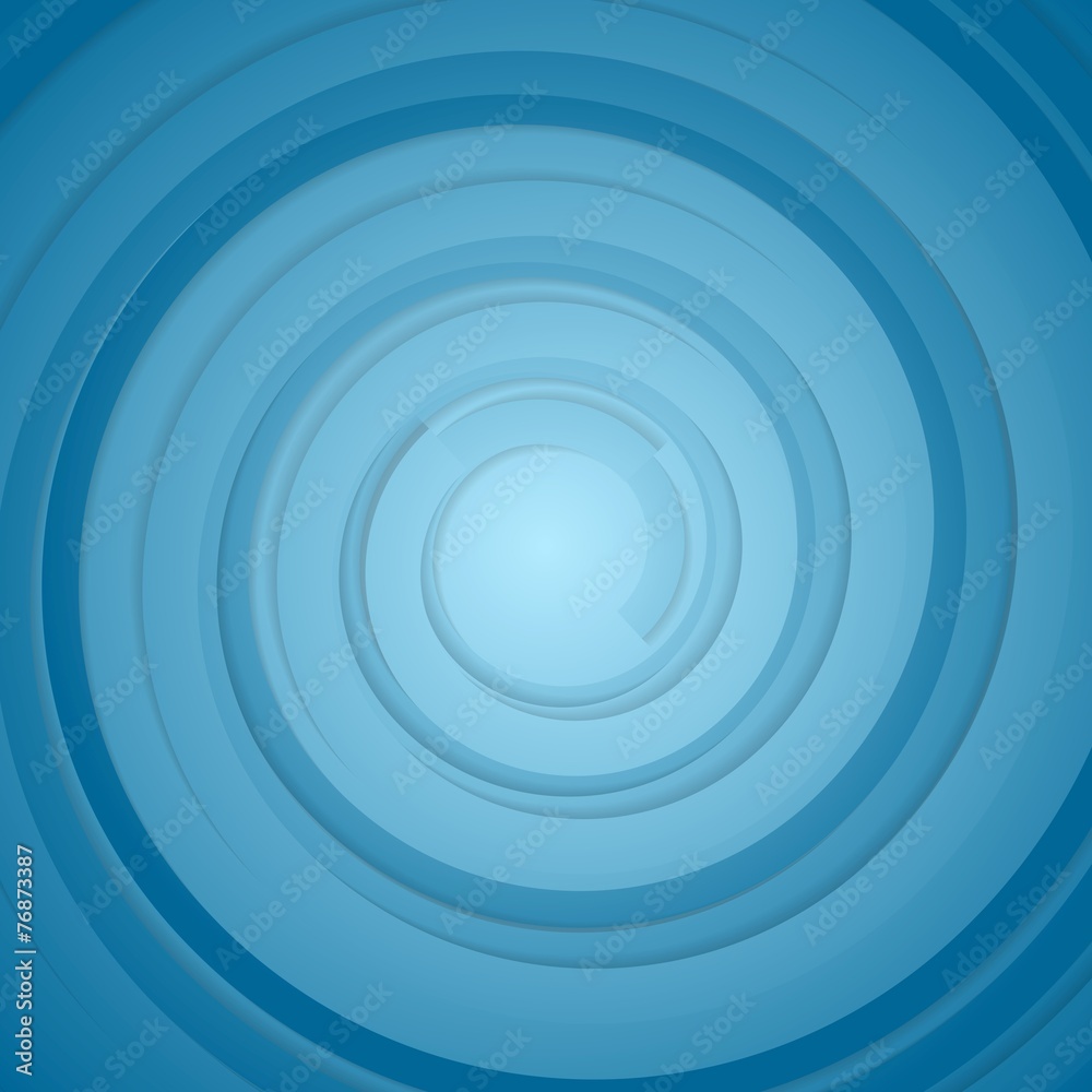 Abstract blue bright circles background