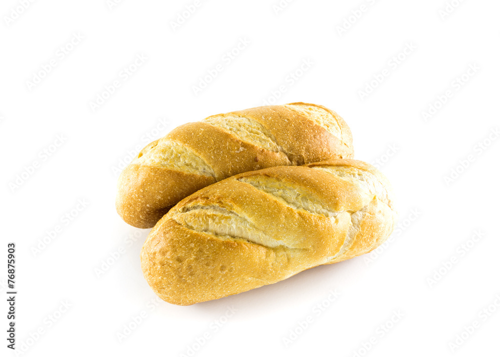 bread isolated on a white background