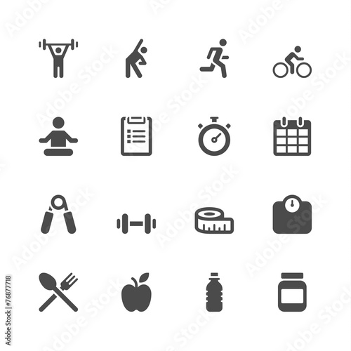 Fitness icons