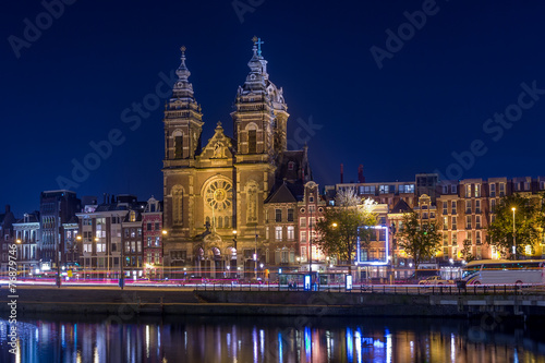 St. Nicholas at night