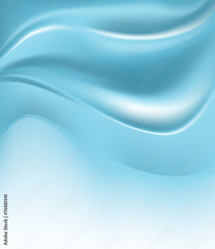 Fototapeta premium blue silky abstract background