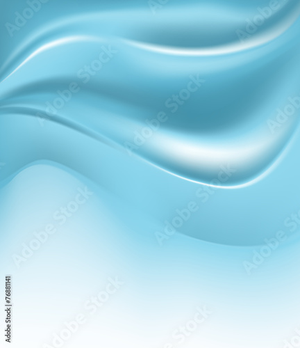 blue silky abstract background