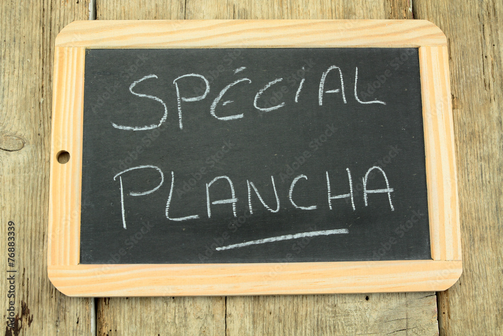 Fototapeta premium ardoise spécial plancha