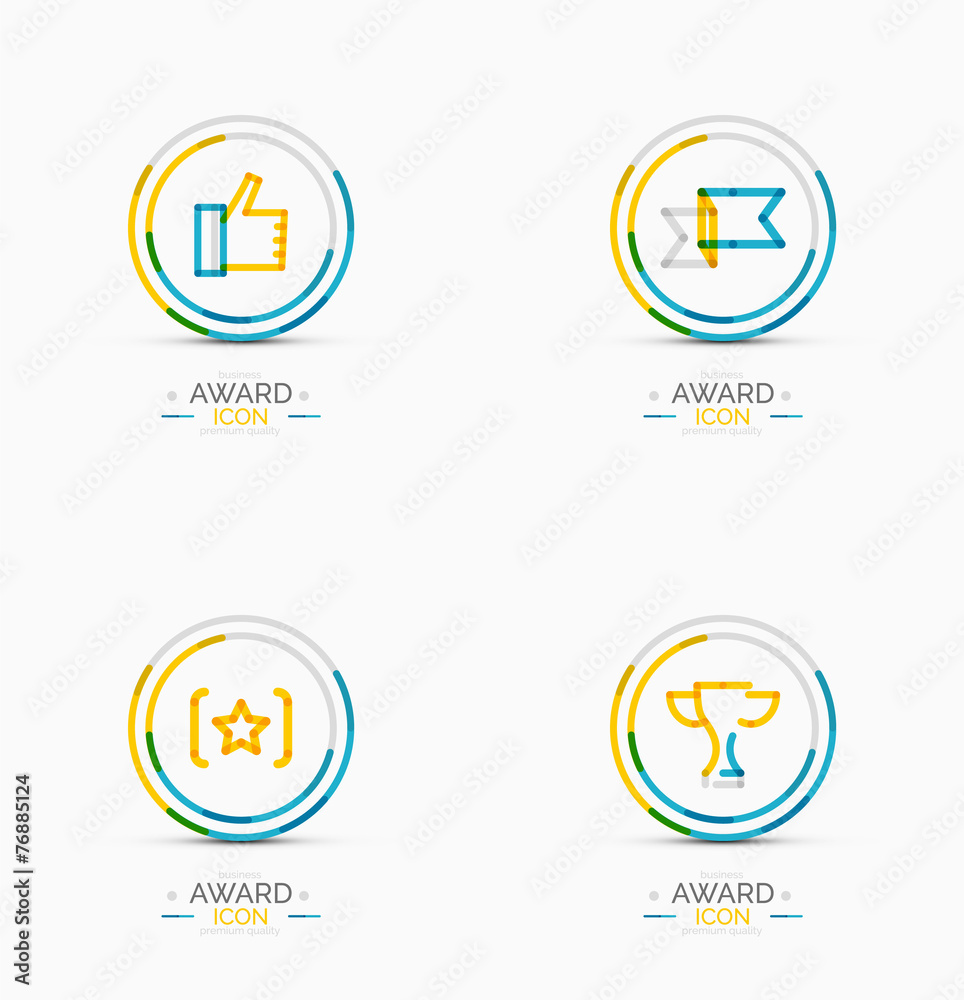 Award icon set, Logo collection Award icon set, Logo collection