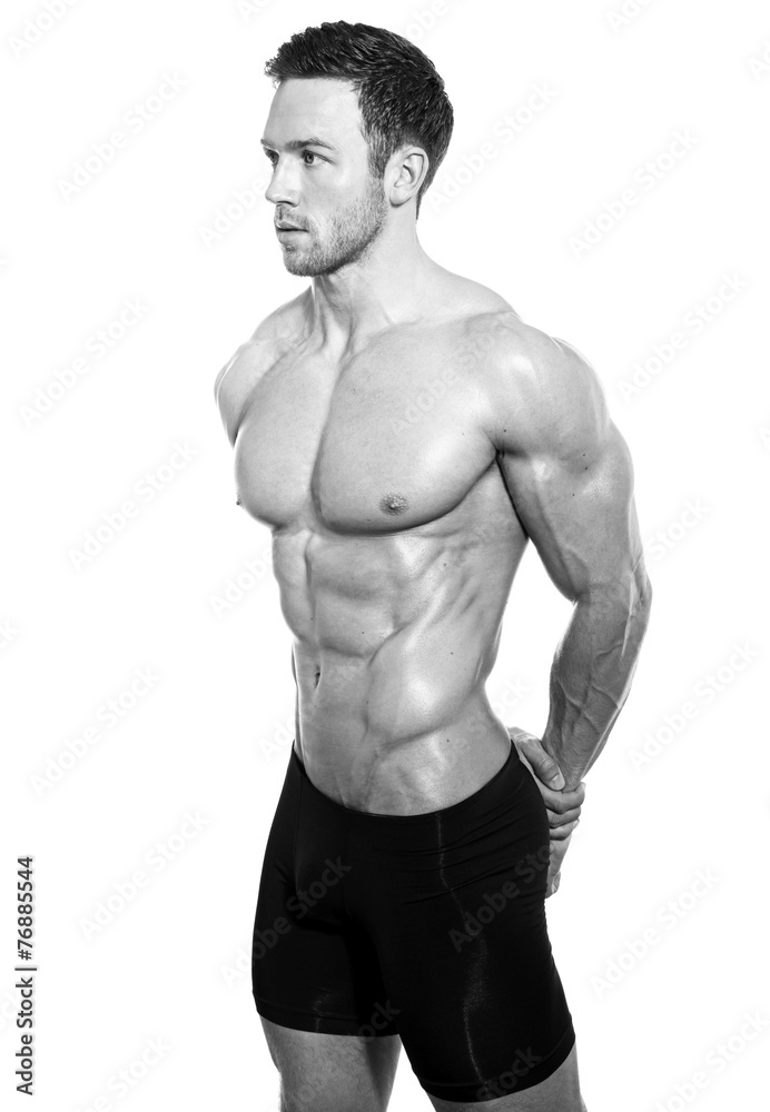 Fototapeta premium handsome young bodybuilder