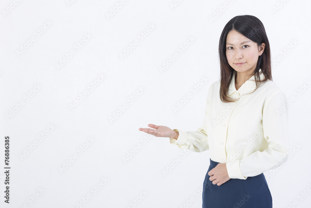 コピースペース　働く女性