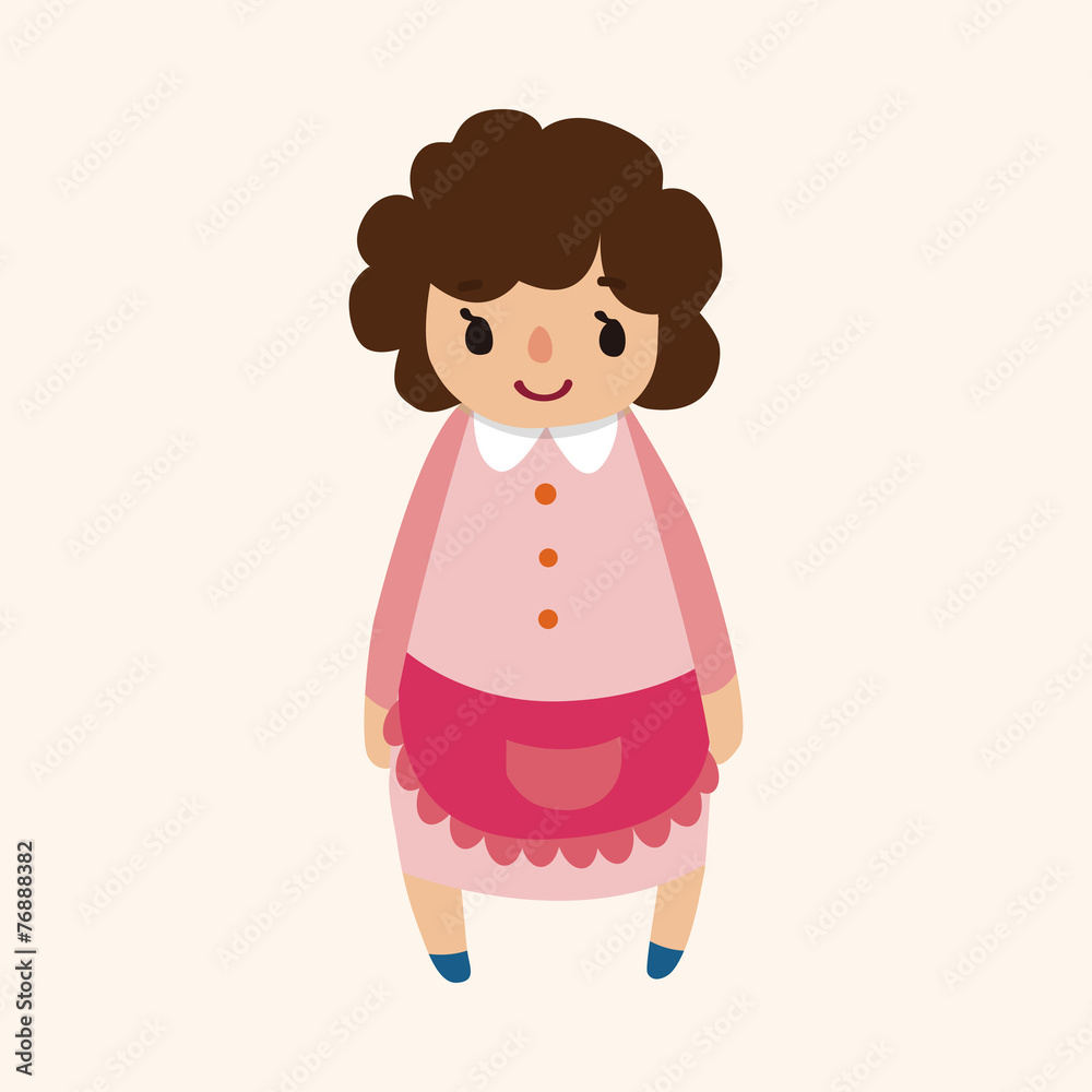 family mother character flat icon elements background,eps10 family mother character flat icon elements background,eps10