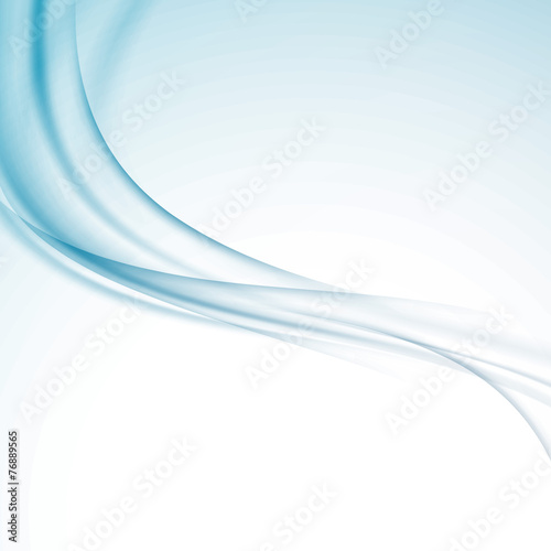 Modern abstract blue swoosh wave certificate background