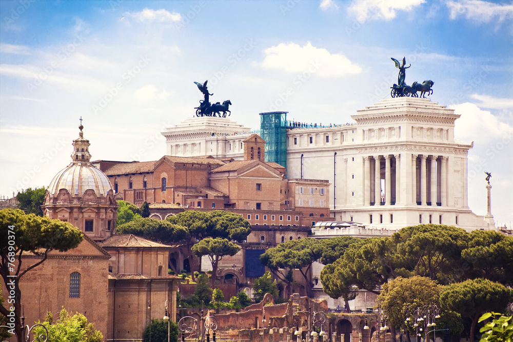 View to Rome, Italy