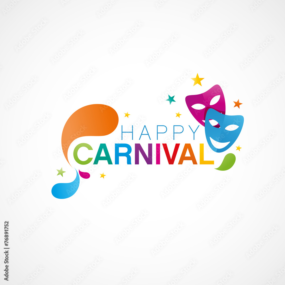 joyeux carnaval - obrazy, fototapety, plakaty 