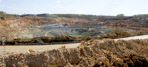The open pit