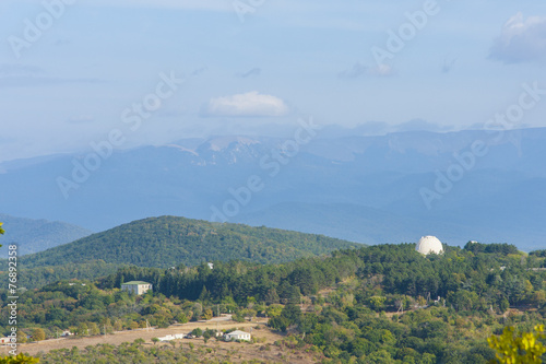 Observatory in the mountains