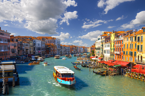 Grand Canal. Venice. Italy. photo