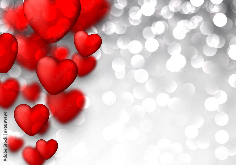 Valentine's background with red hearts. Valentine's background with red hearts.