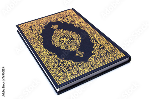The Holy Book Quran  Isolated