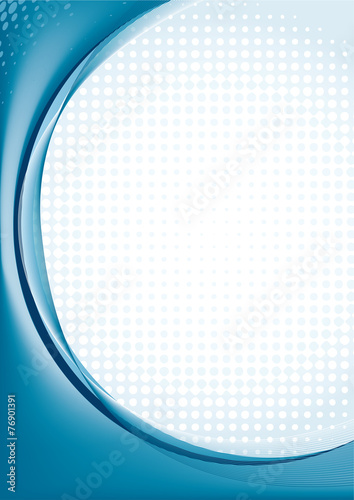 Abstract Futuristic Blue background vector illustration