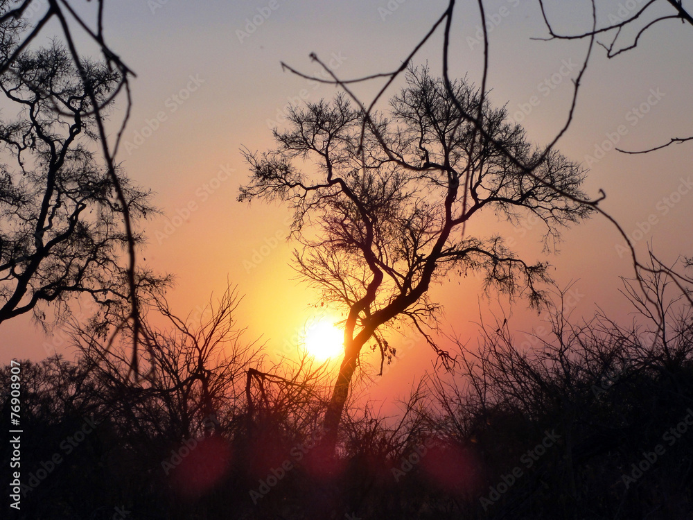 Sonnenuntergang in Afrika Sonnenuntergang in Afrika
