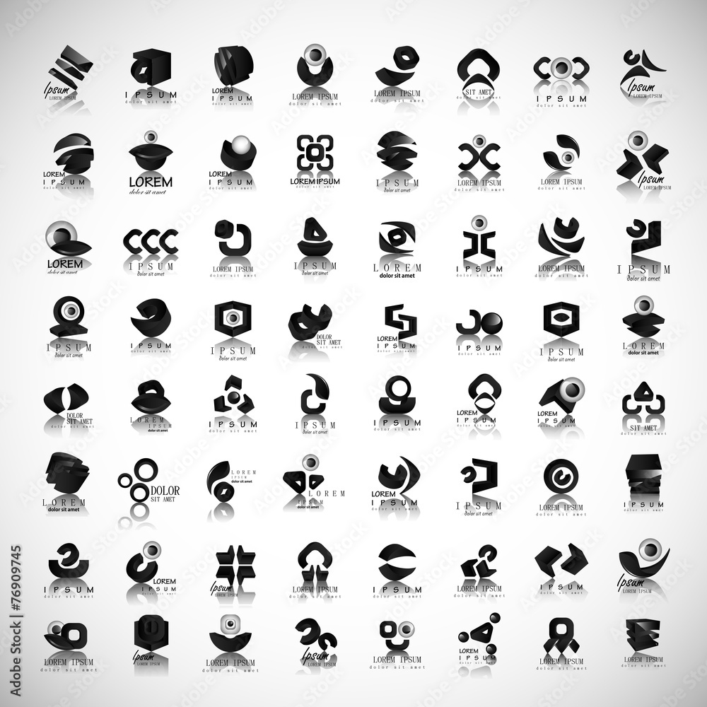 Unusual Icons Set - Isolated On Gray Background - Vector Illustration, Graphic Design Editable For Your Design