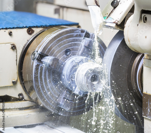 Obraz na plátně operator grinding forging die parts