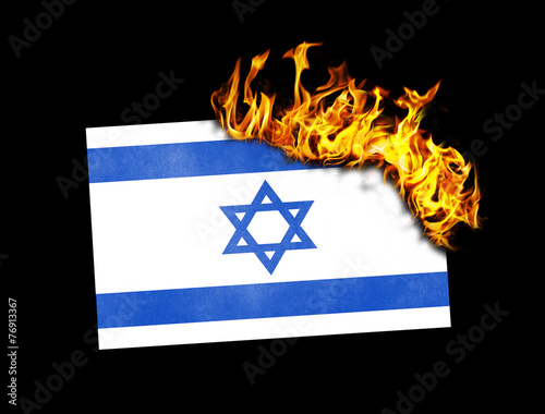 Flag burning - Israel