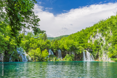 Small waterfall, Plitvice Lakes NP,  Croatia