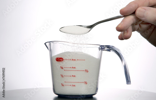 Measuring A Cup Of Sugar photo