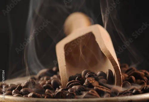 Panel kuchenny z motywem Palone ziarna kawy
