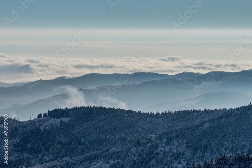 Plaine d'Alsace sous les nuages