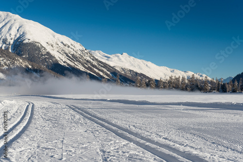 Nordic ski track