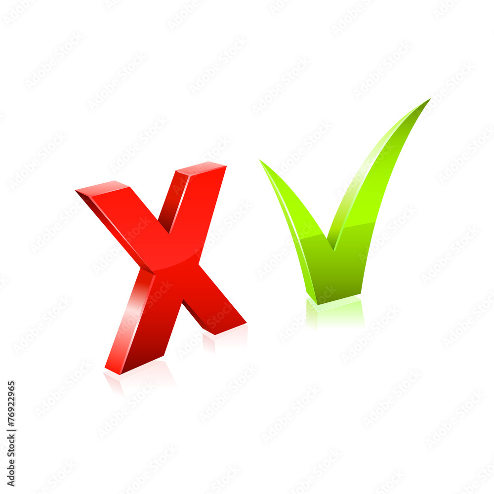 Validation icon. Validation icon.