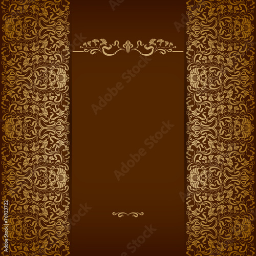 Elegant background with lace ornament