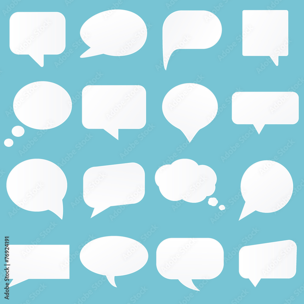 Speech bubbles Speech bubbles