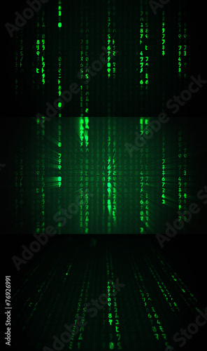 Realistic Matrix Background