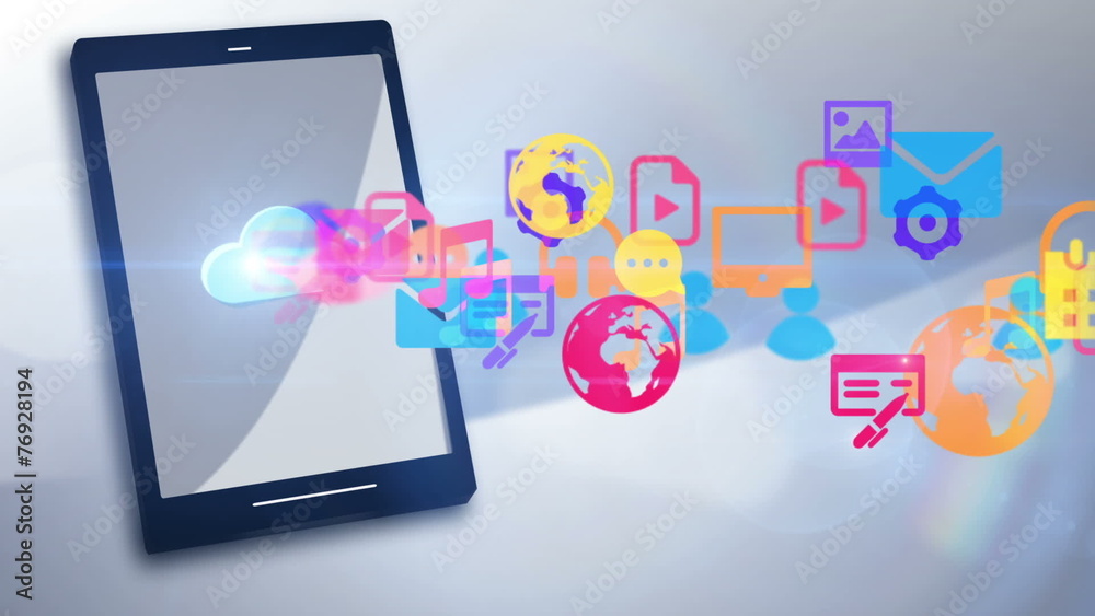 Technology motion graphic download contact multimedia internet content cloud Technology motion graphic download contact multimedia internet content cloud