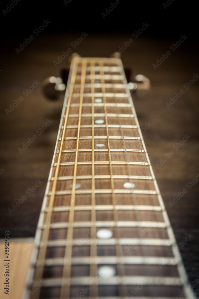 Acoustic guitar fretboard Acoustic guitar fretboard