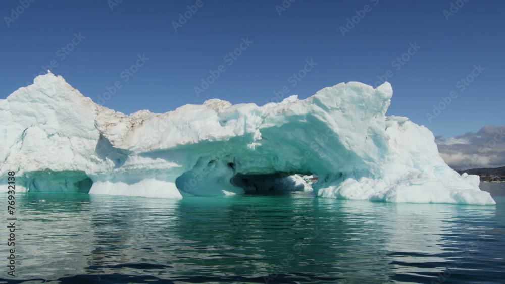Icebergs Global warming conservation Disko Bay Greenland 